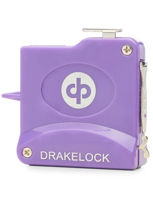 Drakes Pride Drakelock 10ft Steel Measure with Calipers - Purple